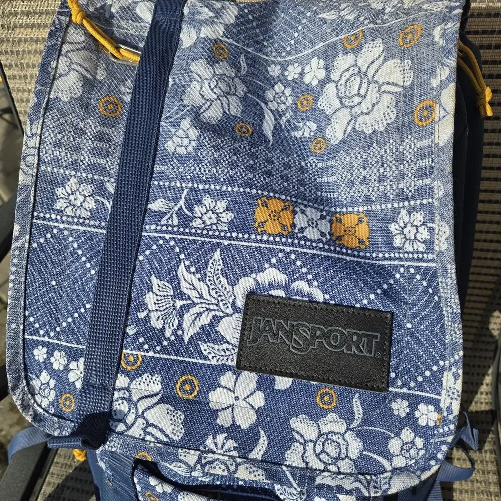 Jansport‎ Hatchet backpack Floral Navy Blue